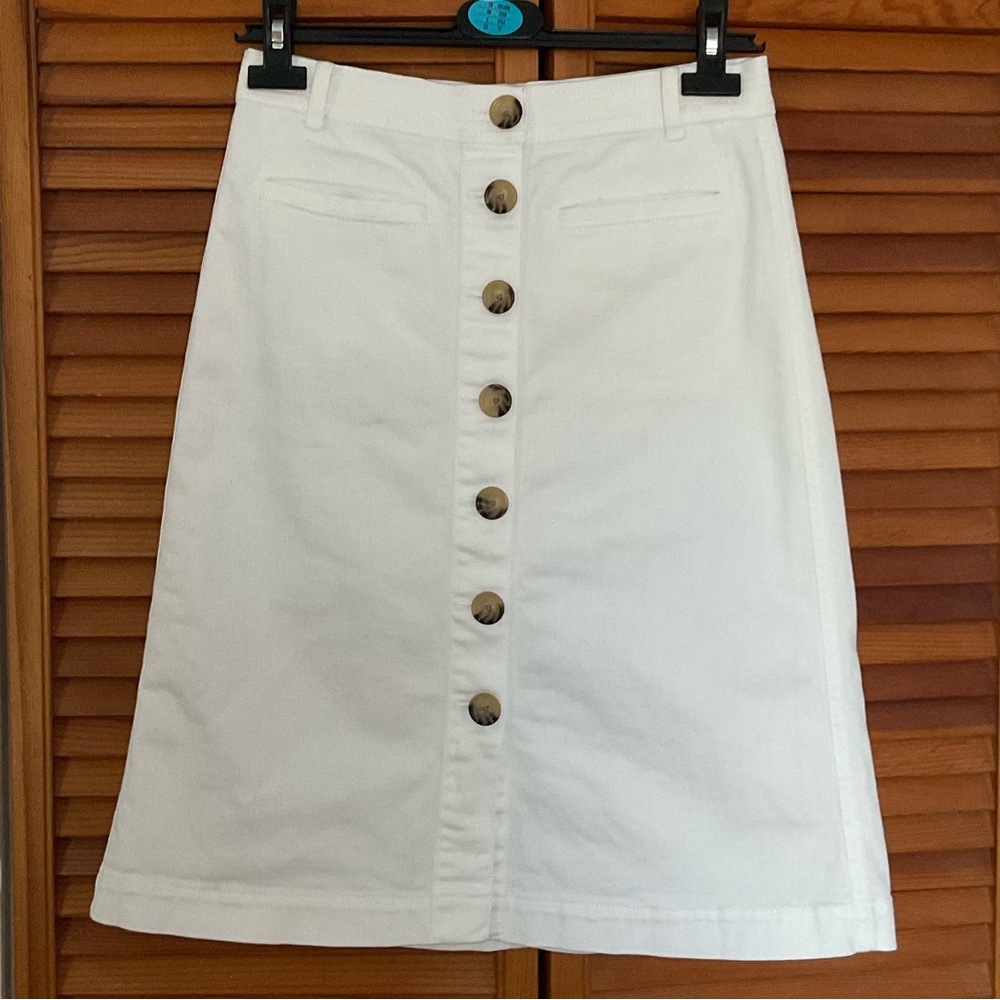 Ann Taylor Button Down A Line skirt